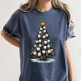 Baseball Christmas Tree Men Boys Youth Santa Sports Women's Comfort Colors T-Shirt Moss Baseball Christmas Tree Men Boys Youth Santa Sports Women's Comfort Colors T-Shirt Moss