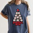 Baseball Christmas Tree Proud Baseball Mom Tee Women's Comfort Colors T-Shirt Moss Baseball Christmas Tree Proud Baseball Mom Tee Women's Comfort Colors T-Shirt Moss