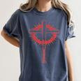 Baseball Cross Bats Pitcher Jesus Faith Women's Comfort Colors T-Shirt Moss Baseball Cross Bats Pitcher Jesus Faith Women's Comfort Colors T-Shirt Moss