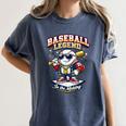 Baseball Cute Youth Ice Cream Valentine Day Sporty Fun Women's Comfort Colors T-Shirt Moss