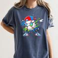 Baseball Dabbing Sports For Boys And Girls Game Day Women's Comfort Colors T-Shirt Moss Baseball Dabbing Sports For Boys And Girls Game Day Women's Comfort Colors T-Shirt Moss