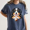 Baseball Dog Men & Women Women's Comfort Colors T-Shirt Moss Baseball Dog Men & Women Women's Comfort Colors T-Shirt Moss