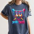 Baseball Drip 10th Birthday Boy Double Digits Ice Cream Drip Women's Comfort Colors T-Shirt Moss Baseball Drip 10th Birthday Boy Double Digits Ice Cream Drip Women's Comfort Colors T-Shirt Moss