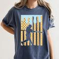 Baseball Drip Boys Dripping Ice Cream Baseball American Flag Women's Comfort Colors T-Shirt Moss Baseball Drip Boys Dripping Ice Cream Baseball American Flag Women's Comfort Colors T-Shirt Moss