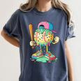 Baseball Drip For Boys Ice Cream Drip Baseball Sport Women's Comfort Colors T-Shirt Moss Baseball Drip For Boys Ice Cream Drip Baseball Sport Women's Comfort Colors T-Shirt Moss