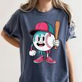 Baseball Drip Boys Ice Cream Youth Women's Comfort Colors T-Shirt Moss