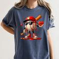 Baseball Drip Ice Cream Apparel Youth Boy Valentine Women's Comfort Colors T-Shirt Moss Baseball Drip Ice Cream Apparel Youth Boy Valentine Women's Comfort Colors T-Shirt Moss