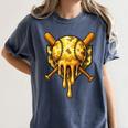 Baseball Drip Ice Cream Camo Cool Women's Comfort Colors T-Shirt Moss