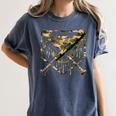 Baseball Drip Ice Cream Camo Home Plate Bats Sports Game Day Women's Comfort Colors T-Shirt Moss Baseball Drip Ice Cream Camo Home Plate Bats Sports Game Day Women's Comfort Colors T-Shirt Moss