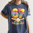 Baseball Drip Ice Cream Number 67 Player Lifestyle Women's Comfort Colors T-Shirt Moss Baseball Drip Ice Cream Number 67 Player Lifestyle Women's Comfort Colors T-Shirt Moss
