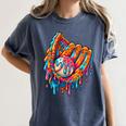 Baseball Drip Ice Cream Sprinkles Baseball Glove For Boys Women's Comfort Colors T-Shirt Moss Baseball Drip Ice Cream Sprinkles Baseball Glove For Boys Women's Comfort Colors T-Shirt Moss