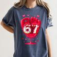 Baseball Drip Ice Cream Valentine Youth Boys Girls Sport Women's Comfort Colors T-Shirt Moss Baseball Drip Ice Cream Valentine Youth Boys Girls Sport Women's Comfort Colors T-Shirt Moss