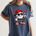 Baseball Drip Ice Cream Valentine’s Day Boys Kids Women's Comfort Colors T-Shirt Moss