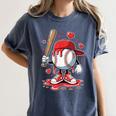Baseball Drip Icecream Apparel Youth Boy Valentine Women's Comfort Colors T-Shirt Moss Baseball Drip Icecream Apparel Youth Boy Valentine Women's Comfort Colors T-Shirt Moss