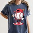 Baseball Drip Icecream Boy Kids Valentine Women's Comfort Colors T-Shirt Moss Baseball Drip Icecream Boy Kids Valentine Women's Comfort Colors T-Shirt Moss