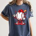 Baseball Drip Icecream Men Boy Valentine Women's Comfort Colors T-Shirt Moss