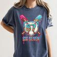 Baseball Drip Number 67 Player 6-7 Six Seven Meme Gen Alpha Women's Comfort Colors T-Shirt Moss Baseball Drip Number 67 Player 6-7 Six Seven Meme Gen Alpha Women's Comfort Colors T-Shirt Moss
