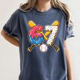 Baseball Drip Number 67 Player 67th Birthday Meme Women's Comfort Colors T-Shirt Moss Baseball Drip Number 67 Player 67th Birthday Meme Women's Comfort Colors T-Shirt Moss