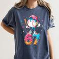 Baseball Drip Number 67 Six Seven Meme Ice Cream Dripping Women's Comfort Colors T-Shirt Moss