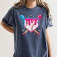 Baseball Drip Purple Glove Respect The Drip Youth Boys Girls Women's Comfort Colors T-Shirt Moss