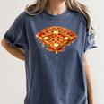Baseball Dripping Waffle Field Women's Comfort Colors T-Shirt Moss Baseball Dripping Waffle Field Women's Comfort Colors T-Shirt Moss