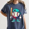Baseball Drippy Style Apparel For Boys Youth Drip Baseball Women's Comfort Colors T-Shirt Moss