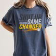 Baseball Fan Shut Up I'm Doing Game Changer Premium Tri-Blend Women's Comfort Colors T-Shirt Moss Baseball Fan Shut Up I'm Doing Game Changer Premium Tri-Blend Women's Comfort Colors T-Shirt Moss