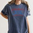 Baseball Is My Favorite Season Shirt Baseball Season Vibes Women's Comfort Colors T-Shirt Moss