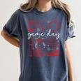 Baseball Game Day Coquette Game Day Baseball Women's Comfort Colors T-Shirt Moss