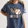 Baseball Game Day Vibes Baseball Mom Mama Leopard Cute Women's Comfort Colors T-Shirt Moss Baseball Game Day Vibes Baseball Mom Mama Leopard Cute Women's Comfort Colors T-Shirt Moss