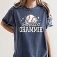 Baseball Grammie Sport Baseball Player Women's Comfort Colors T-Shirt Moss Baseball Grammie Sport Baseball Player Women's Comfort Colors T-Shirt Moss