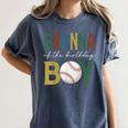 Baseball Granna Of The Birthday Boy Family Matching Women's Comfort Colors T-Shirt Moss Baseball Granna Of The Birthday Boy Family Matching Women's Comfort Colors T-Shirt Moss