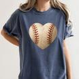 Baseball Heart Shape Valentines Day Love Boys Kids Men Women's Comfort Colors T-Shirt Moss Baseball Heart Shape Valentines Day Love Boys Kids Men Women's Comfort Colors T-Shirt Moss