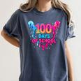 Baseball Ice Cream Drip 100 Days Of School Boys Girls 100th Women's Comfort Colors T-Shirt Moss Baseball Ice Cream Drip 100 Days Of School Boys Girls 100th Women's Comfort Colors T-Shirt Moss