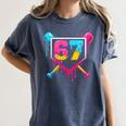 Baseball Ice Cream Drip 67 Meme Six Seven 67th Birthday Women's Comfort Colors T-Shirt Moss Baseball Ice Cream Drip 67 Meme Six Seven 67th Birthday Women's Comfort Colors T-Shirt Moss