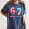 Baseball Ice Cream Drip 67 Official Teenager 13th Birthday Women's Comfort Colors T-Shirt Moss