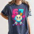 Baseball Ice Cream Drip Number 67 Six Seven Meme 67 Women's Comfort Colors T-Shirt Moss