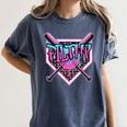 Baseball Ice Cream Drip Pitcher Filthy Women's Comfort Colors T-Shirt Moss Baseball Ice Cream Drip Pitcher Filthy Women's Comfort Colors T-Shirt Moss