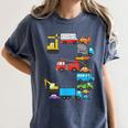 Baseball Ice Cream Drip Vehicles Youth Baseball Drip Women's Comfort Colors T-Shirt Moss