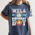 Baseball Ice Cream Drip Wela Of The Birthday Boy Women's Comfort Colors T-Shirt Moss