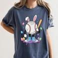 Baseball Ice Cream Drip Youth Boys Cute Easter Sports Women's Comfort Colors T-Shirt Moss
