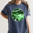 Baseball Irish Shamrock Lucky Clover St Patricks Day Boys Women's Comfort Colors T-Shirt Moss Baseball Irish Shamrock Lucky Clover St Patricks Day Boys Women's Comfort Colors T-Shirt Moss