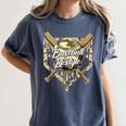 Baseball Life Lifestyle Home Plate Camo Ice Cream Drip Kids Women's Comfort Colors T-Shirt Moss
