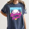 Baseball Life Lifestyle Home Plate Ice Cream Drip Men Boys Women's Comfort Colors T-Shirt Moss