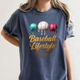 Baseball Lifestyle Drip Women's Comfort Colors T-Shirt Moss Baseball Lifestyle Drip Women's Comfort Colors T-Shirt Moss
