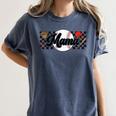 Baseball Mama Game Day Vibes Women Baseball Mom Women's Comfort Colors T-Shirt Moss
