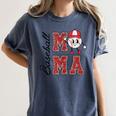 Baseball Mama Baseball Mom Game Day Senior Night Women's Comfort Colors T-Shirt Moss