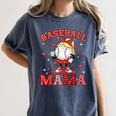 Baseball Mama Sports Mom Baseball Valentine Drip Girls Women Women's Comfort Colors T-Shirt Moss Baseball Mama Sports Mom Baseball Valentine Drip Girls Women Women's Comfort Colors T-Shirt Moss