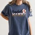 Baseball Mammy Women BallPark Mammy Baseball Mom Women's Comfort Colors T-Shirt Moss