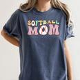 Baseball Mom Bleached Messy Bun Game Day Women's Comfort Colors T-Shirt Moss Baseball Mom Bleached Messy Bun Game Day Women's Comfort Colors T-Shirt Moss